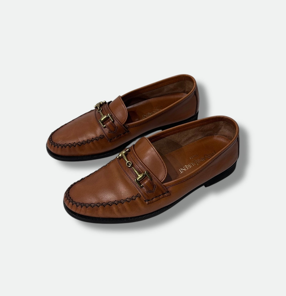 Vintage Yves Saint Laurent Leather Loafers |90's – LULU VINTAGE