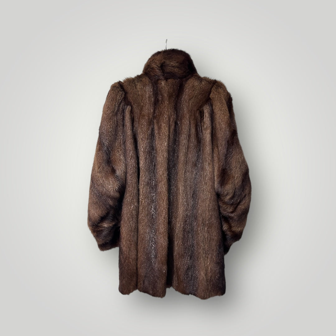 Vintage 1990s Mink Fur Coat