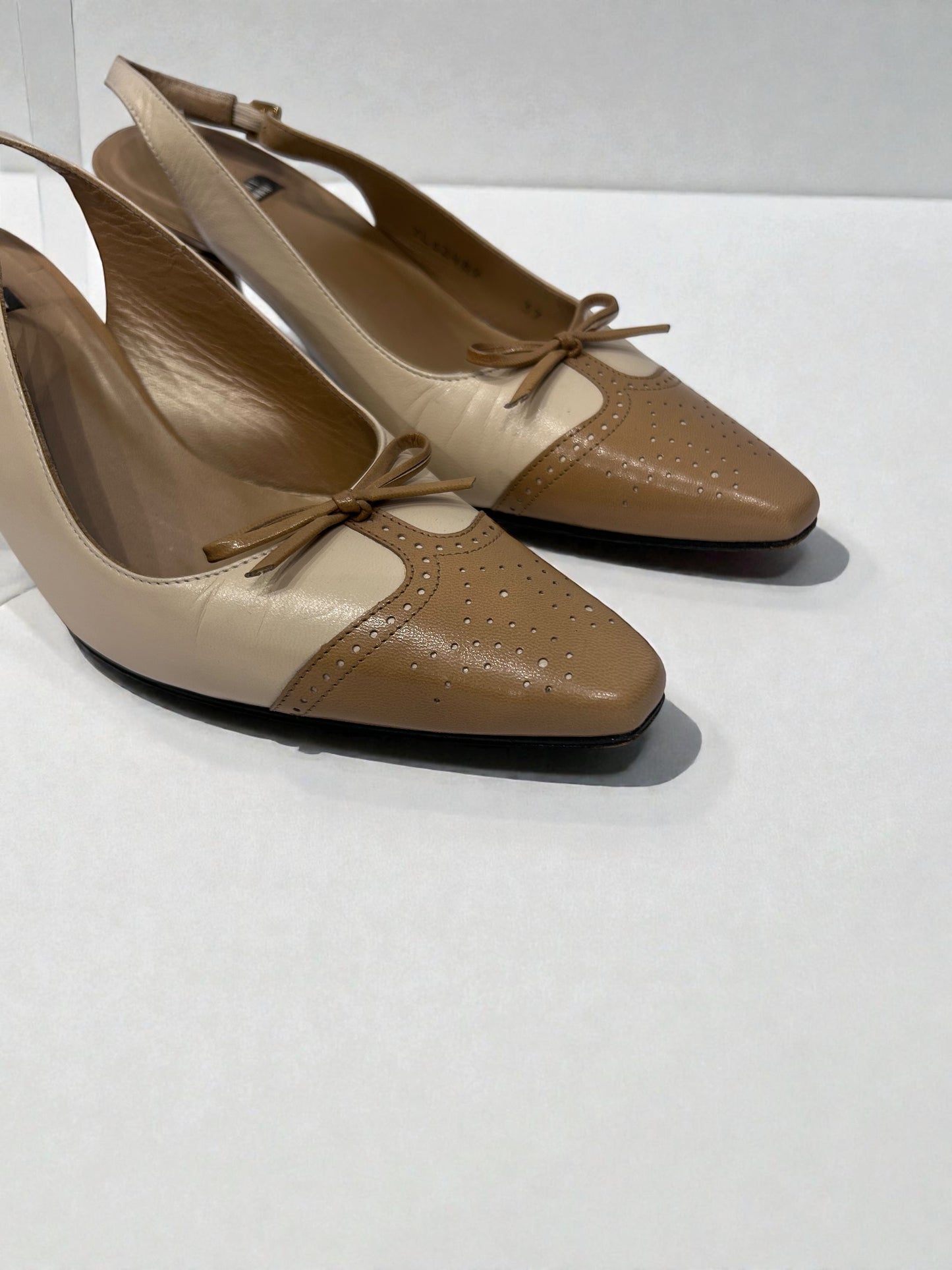 Vintage Stuart Weitzman Slingback Heels | Early 2000s