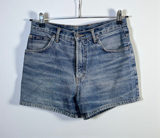 Vintage BRAMS Paris High Waisted Denim Shorts| 90s