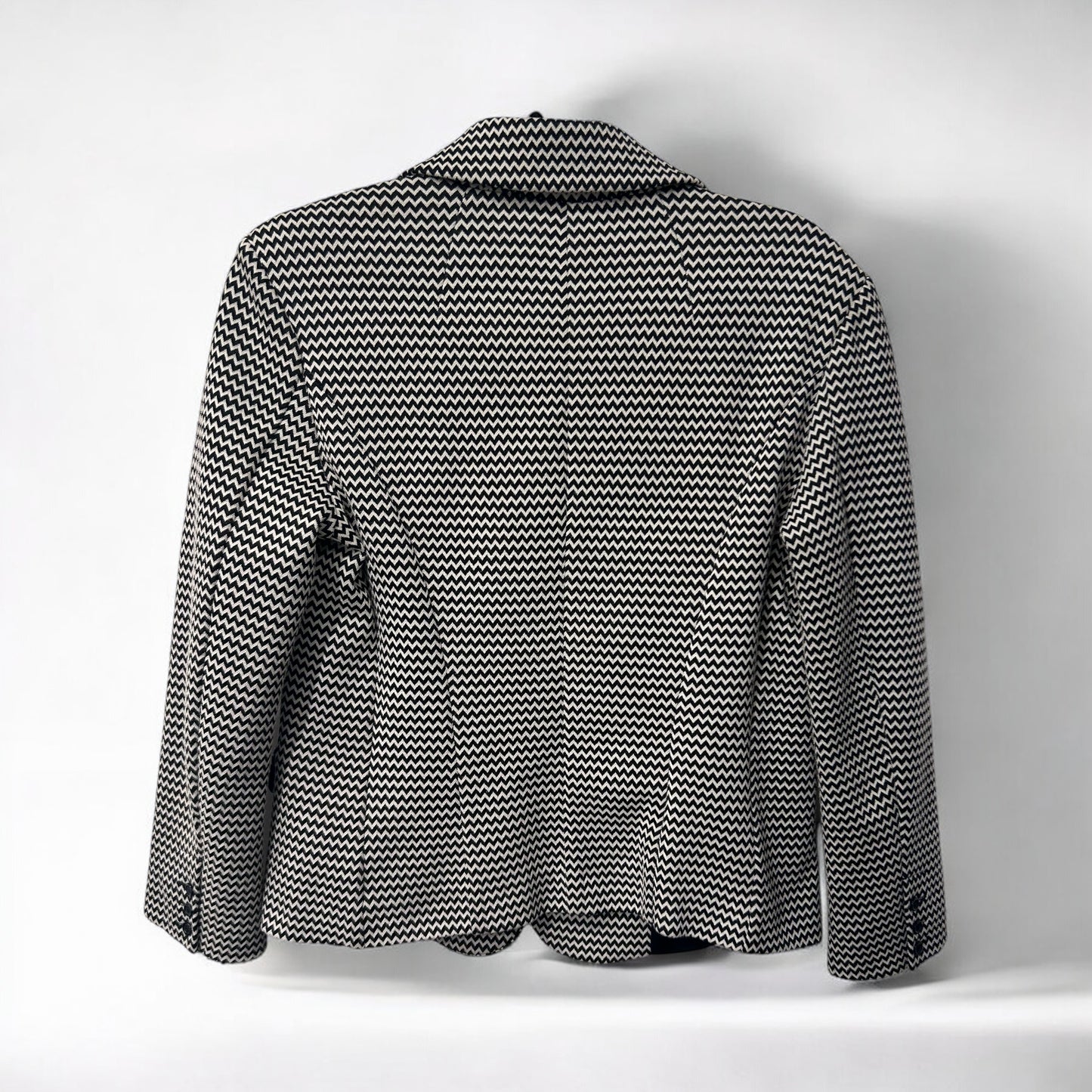 Weekend by Max Mara Black & White Tailored Blazer