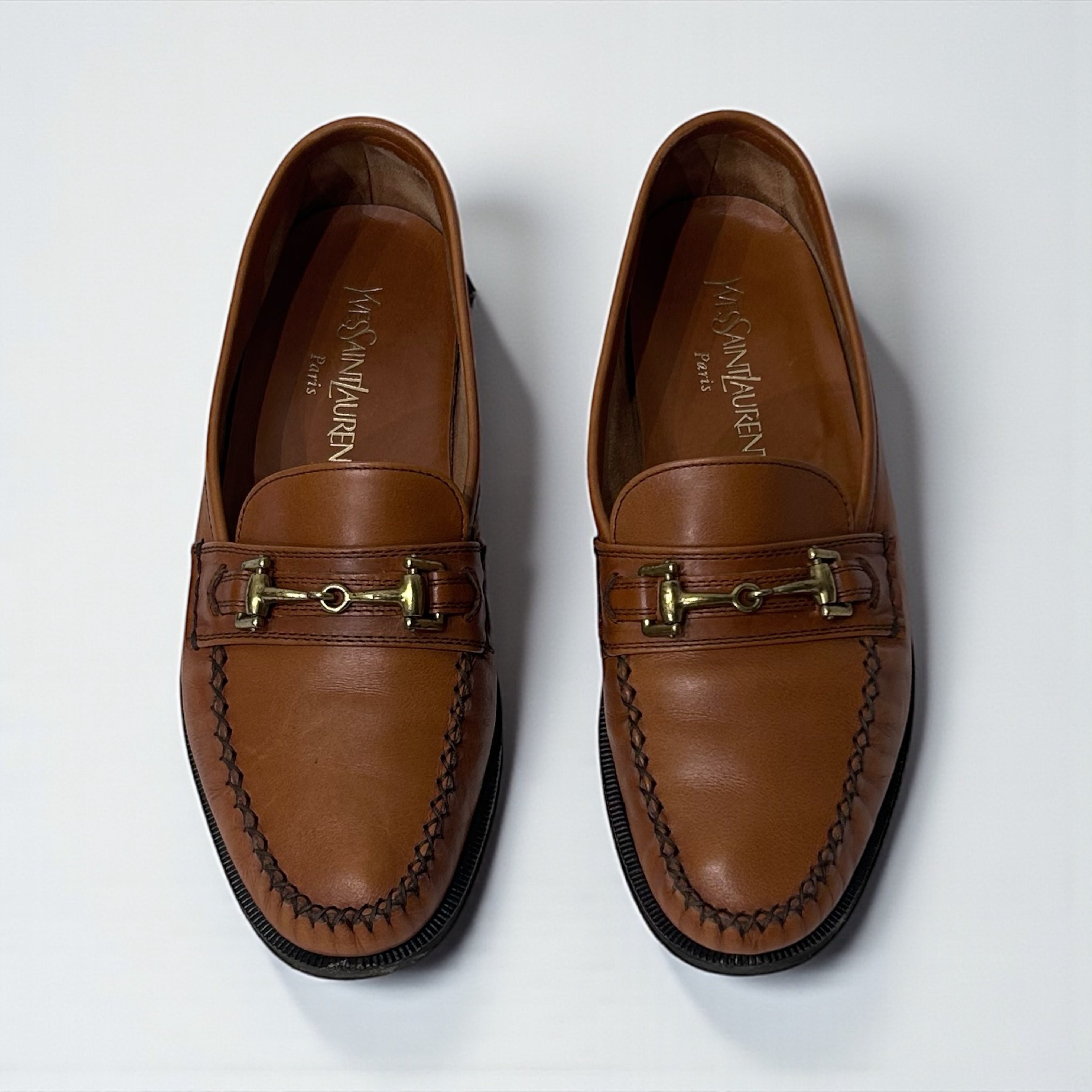 Vintage Yves Saint Laurent Leather Loafers |90's – LULU VINTAGE