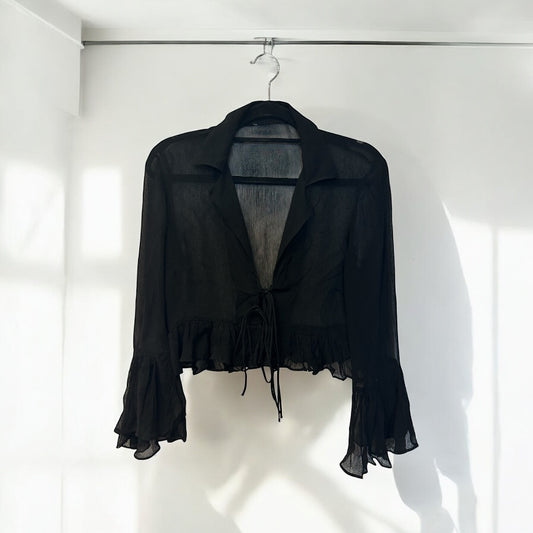 Chiffon Bell sleeves top