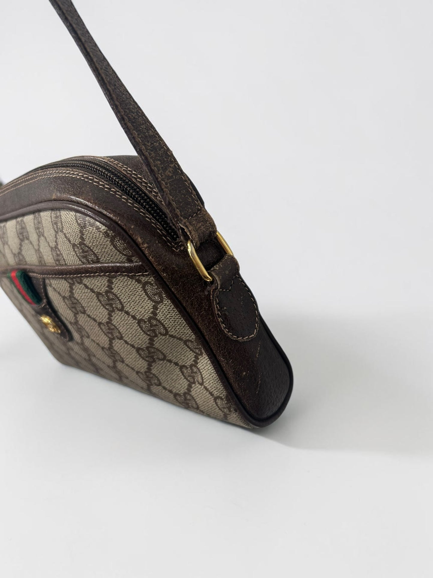 Vintage Gucci GG Supreme Crossbody Bag|Late 80s