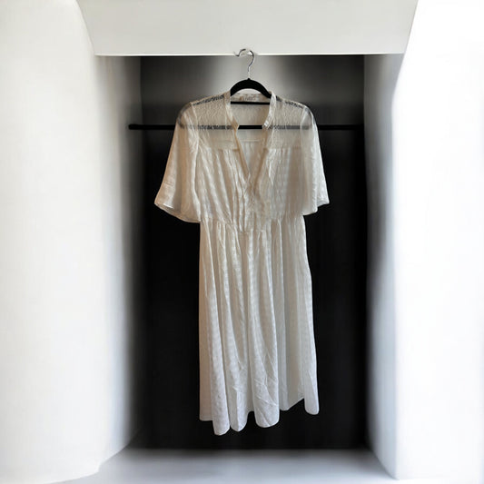 Sandro white dress