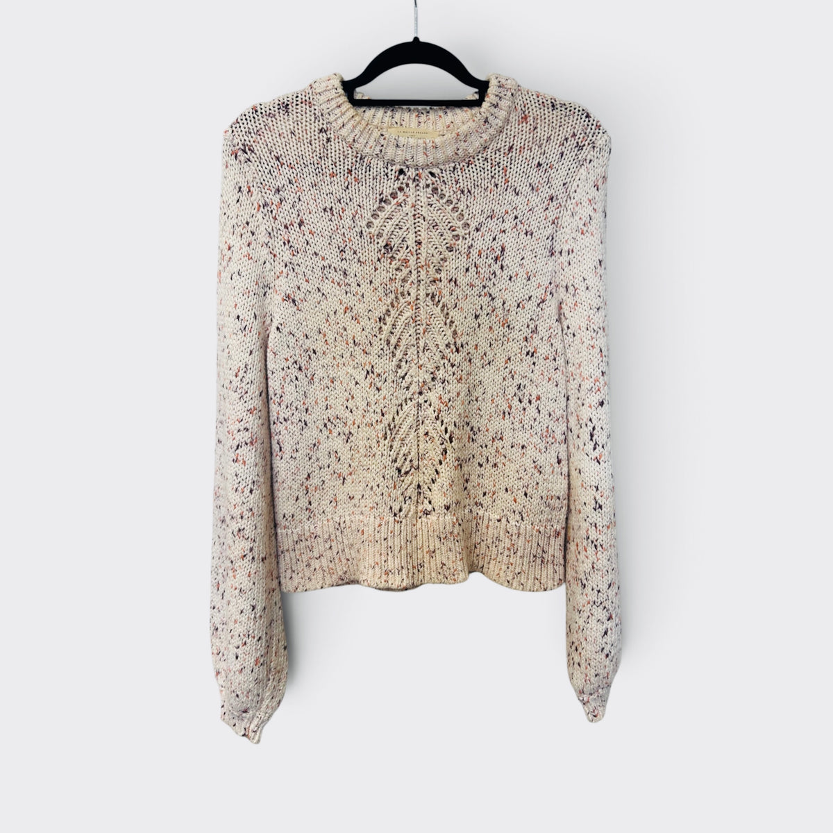 Sézane Cream Cotton Sweater