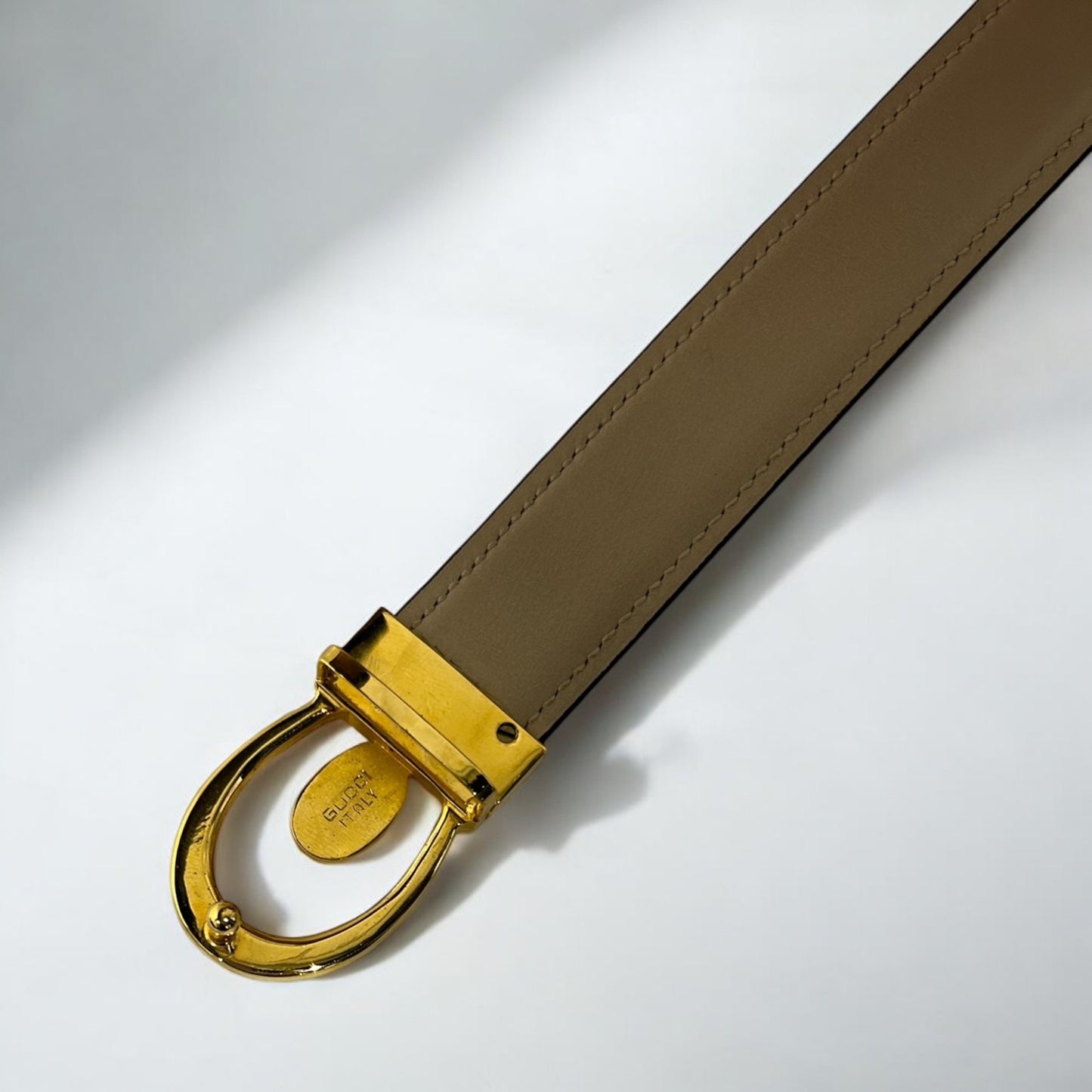 Vintage Gucci leather belt