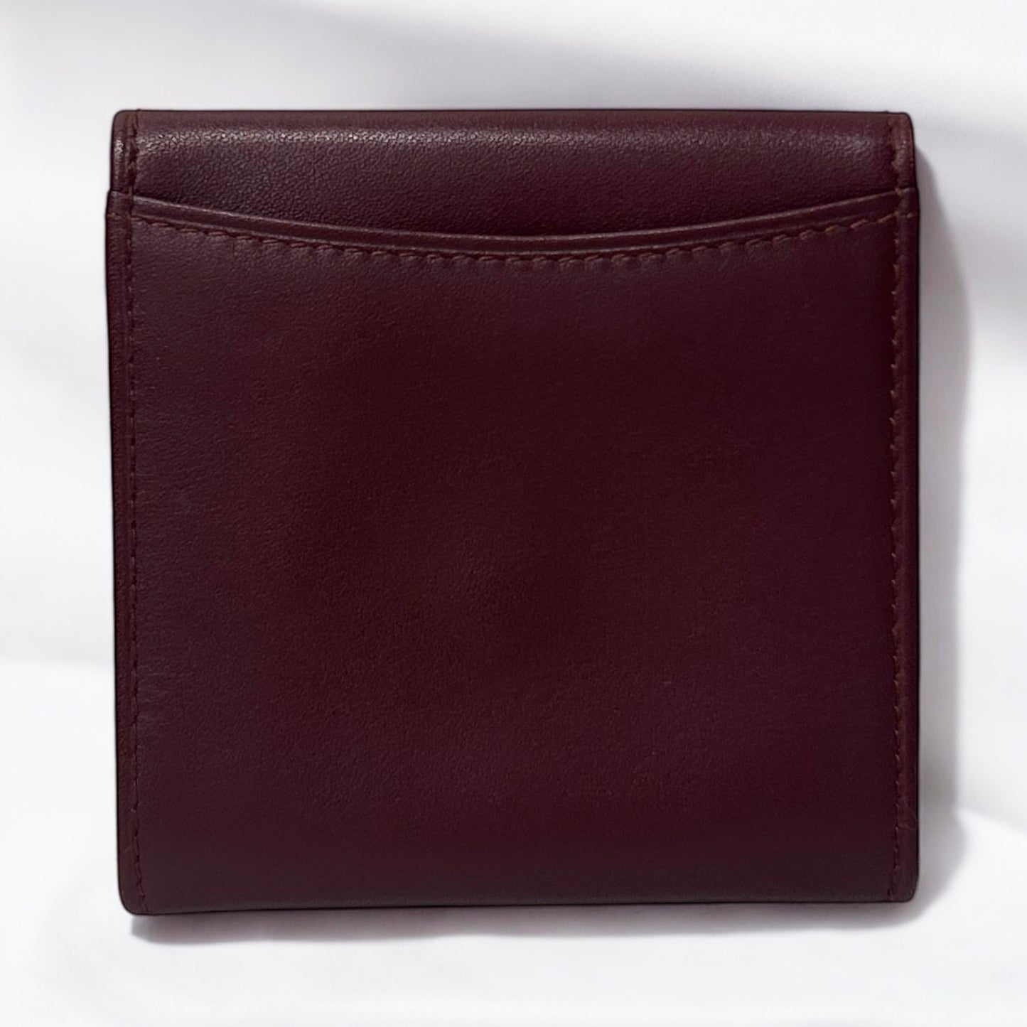 Vintage Cartier Burgundy Leather Wallet