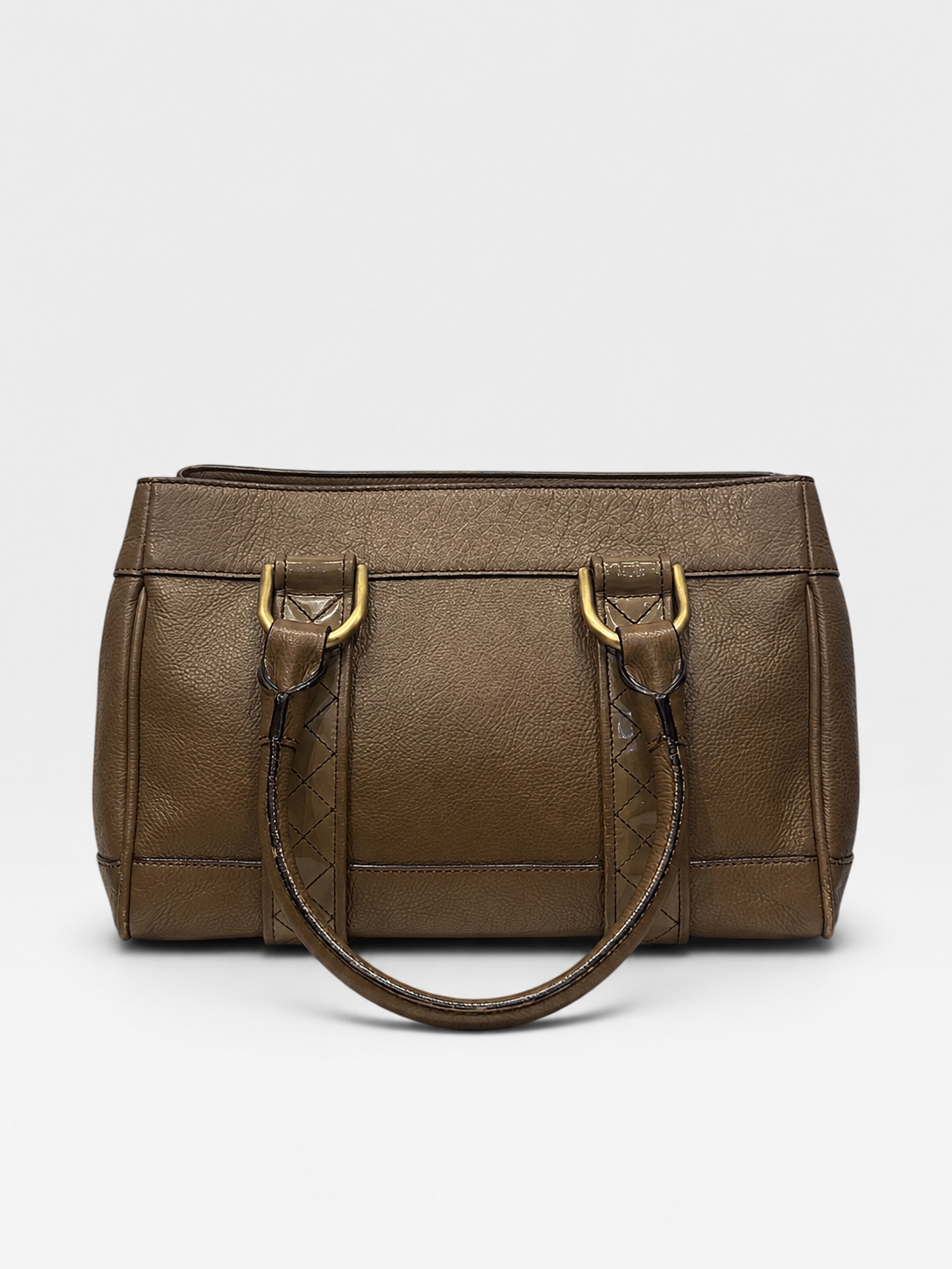 Vintage Burberry Leather Shoulder bag |Early 2000s