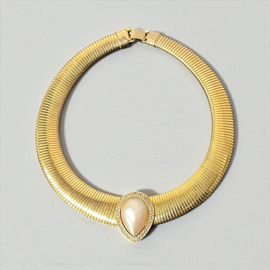 Vintage Gold-Plated Choker