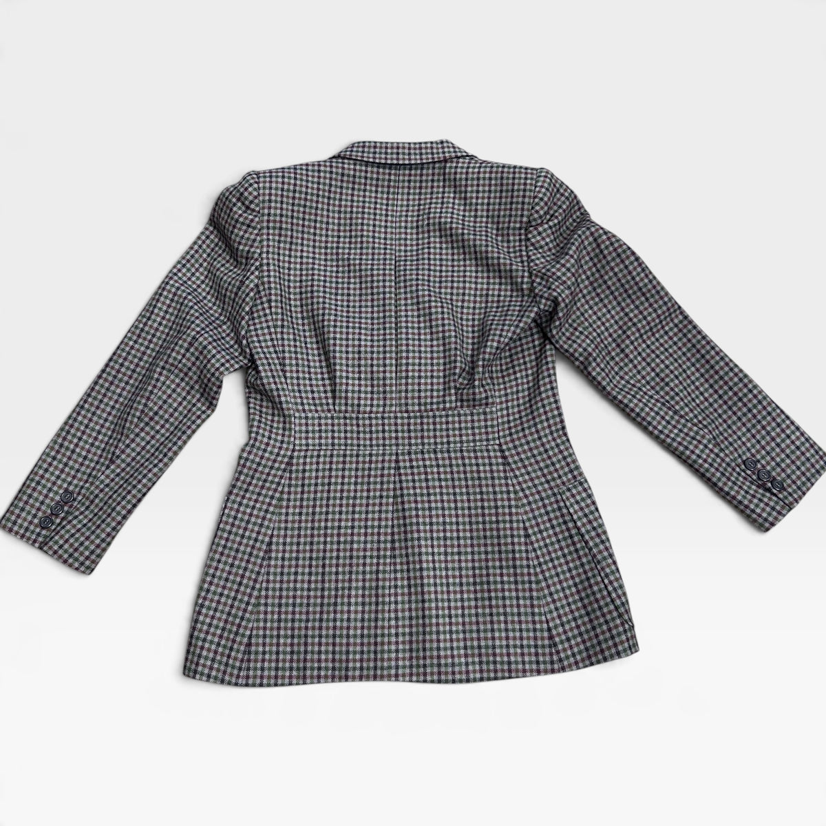 Vintage Yves Saint Laurent Wool Check Blazer | Late 1980s–Early 1990s