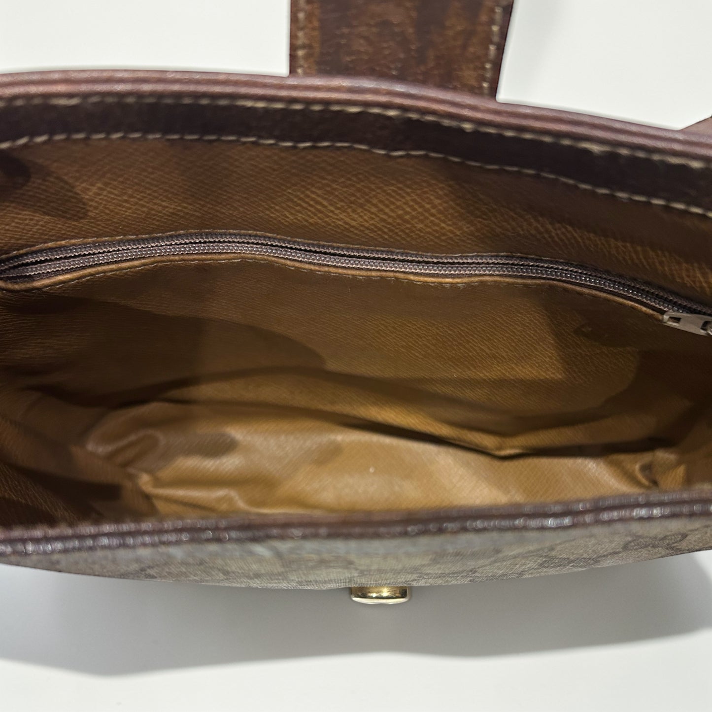 Vintage Gucci Monogram Web Shoulder Bag | 1980’s