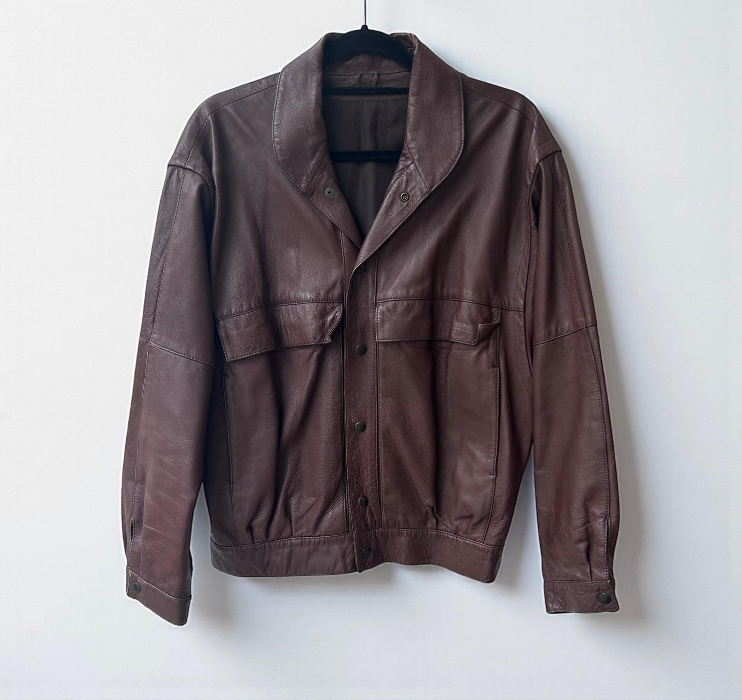 Beged-Or Brown Leather Jacket |1980