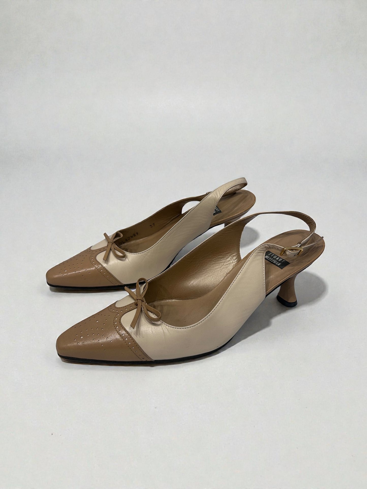 Vintage Stuart Weitzman Slingback Heels | Early 2000s