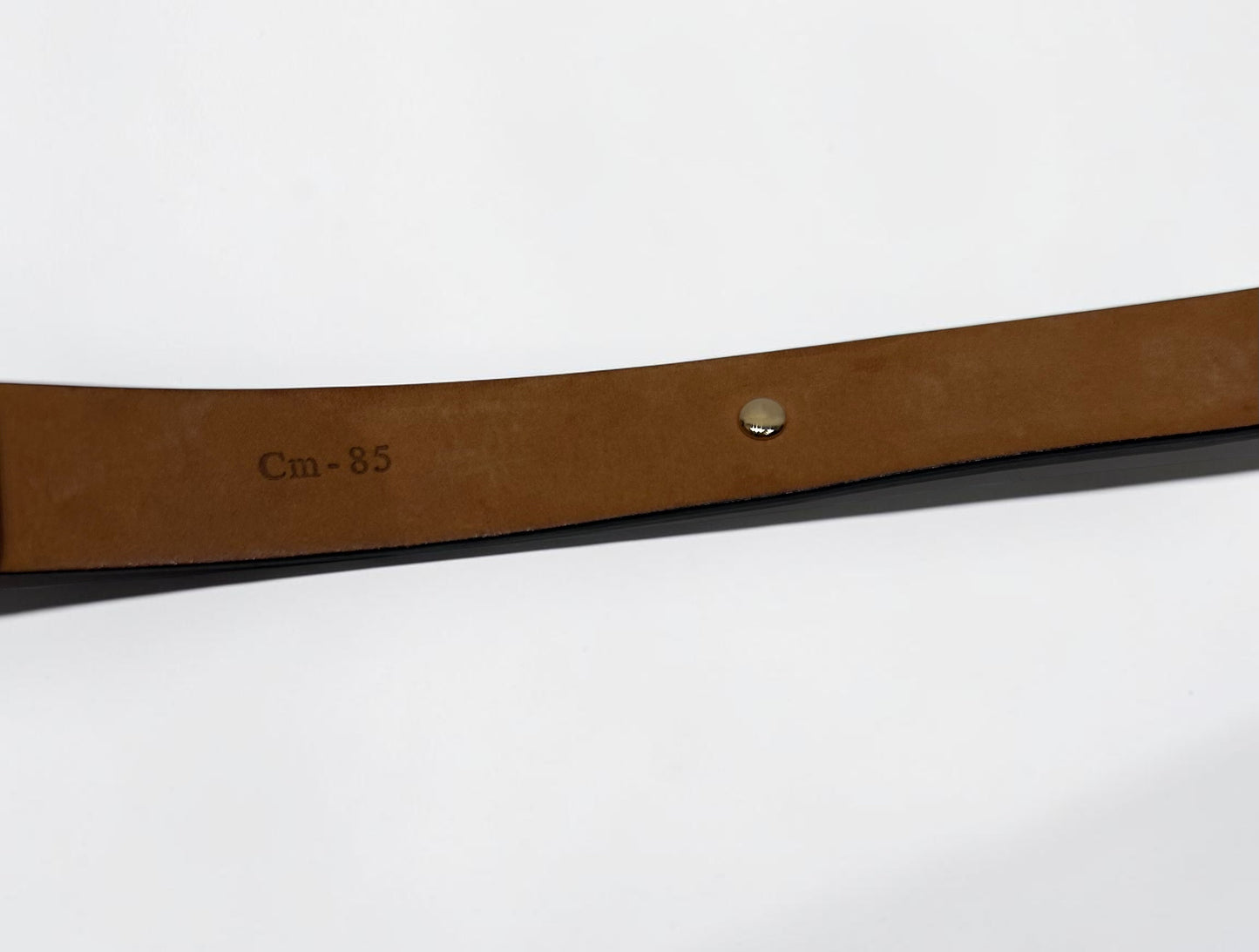 Salvatore Ferragamo Studded Leather Belt