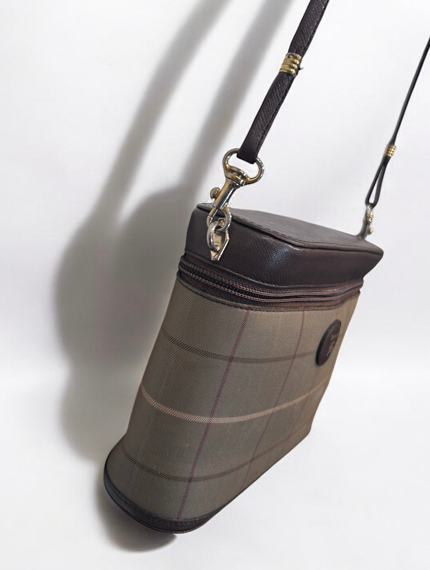 Vintage Burberry Check Crossbody Bag