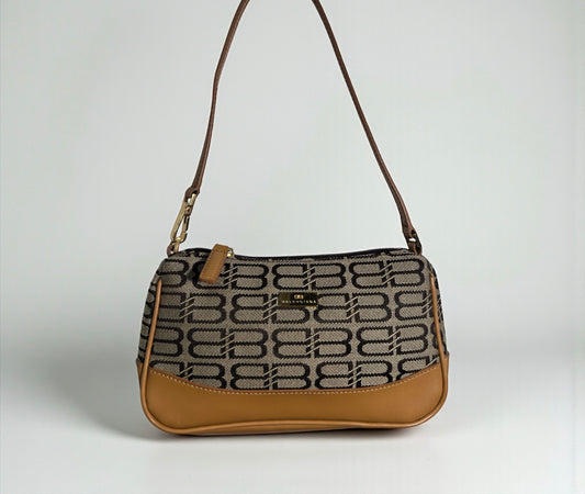 Vintage Balenciaga Monogram Shoulder Bag
