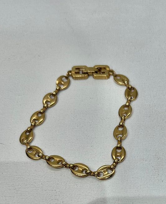 Givenchy Gold-Plated Link Bracelet| 1990