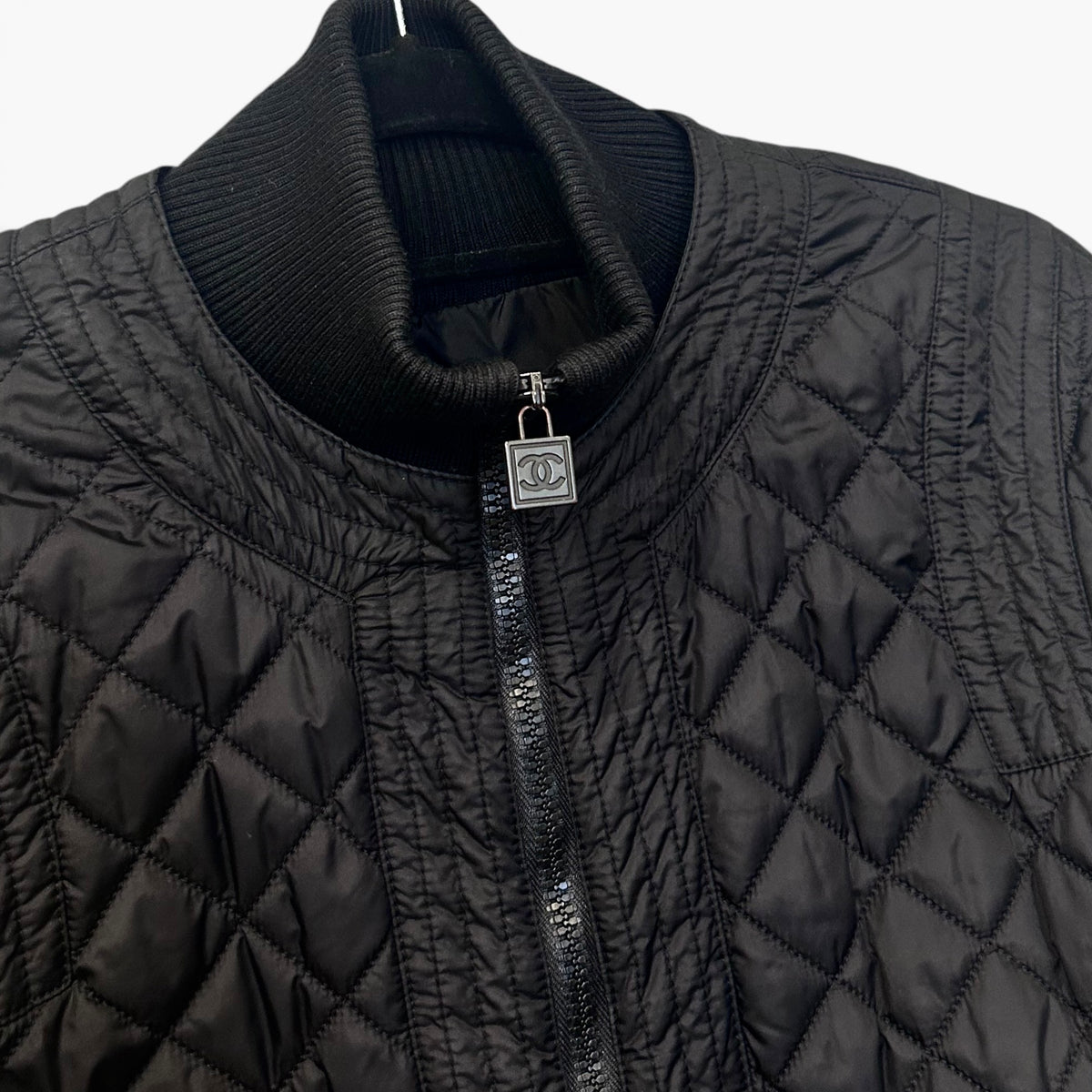 Vintage Chanel Black Quilted Jacket | Fall 2005
