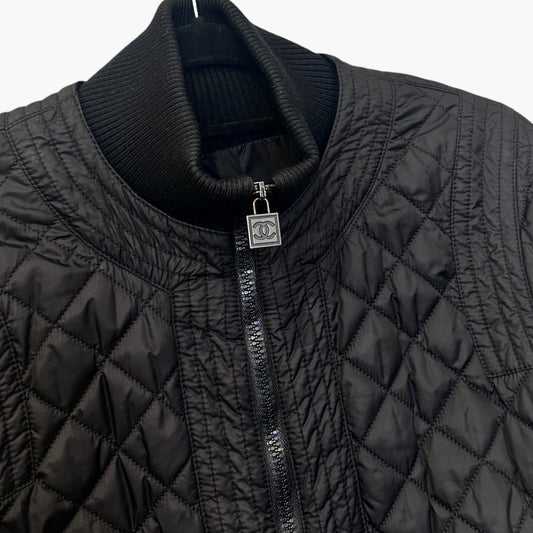 Vintage Chanel Black Quilted Jacket | Fall 2005
