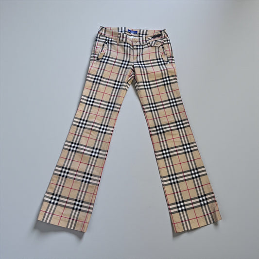 Vintage Burberry Blue Label Check Pants