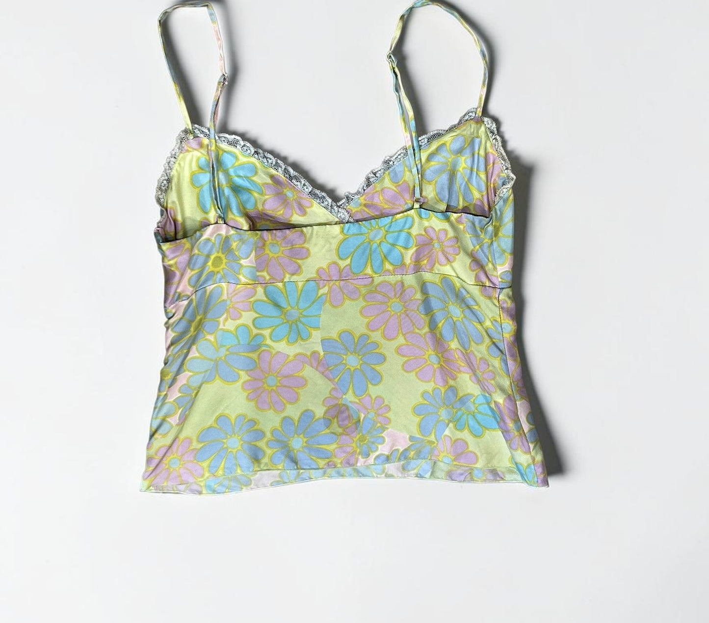 Vintage Miss Sixty Floral Silk Camisole Top |Early 2000s