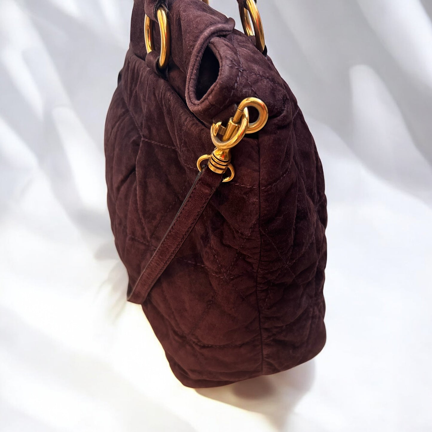 Vintage Miu Miu Hobo suede bag