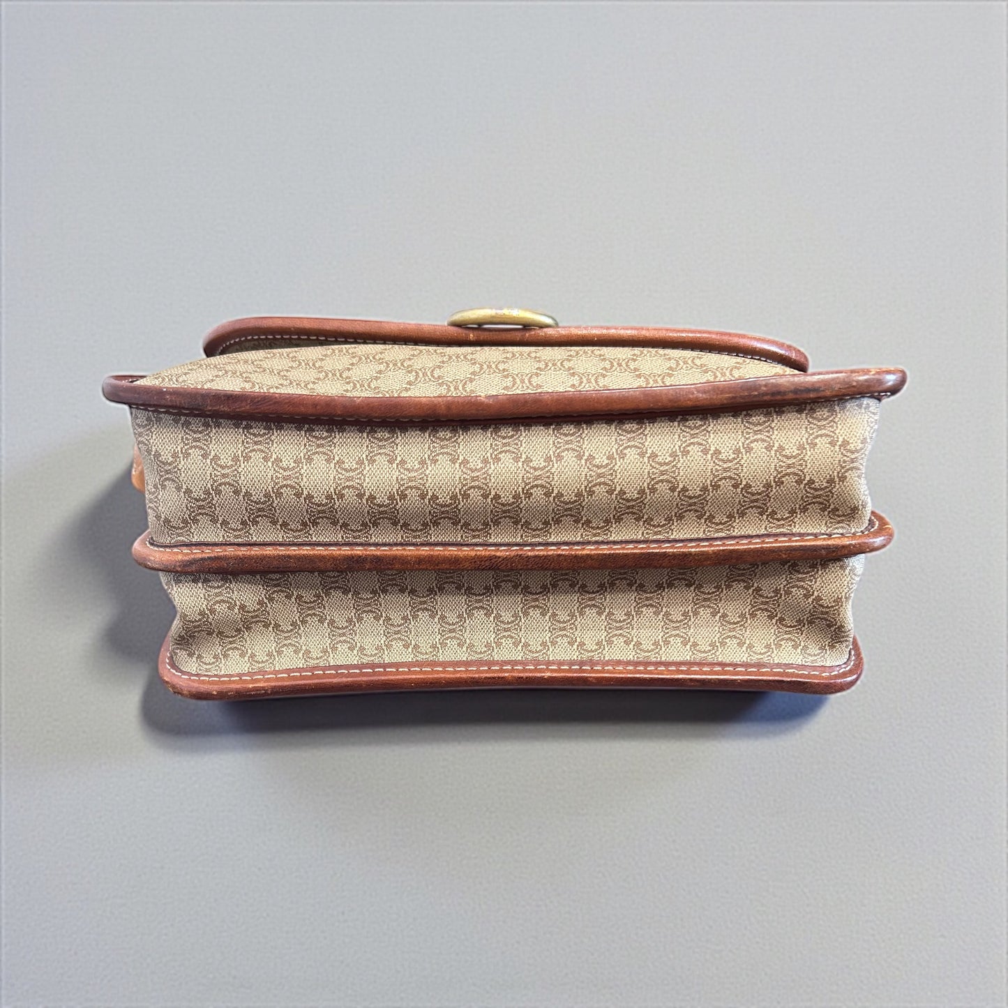 Vintage Celine Triomphe Canvas Crossbody Bag