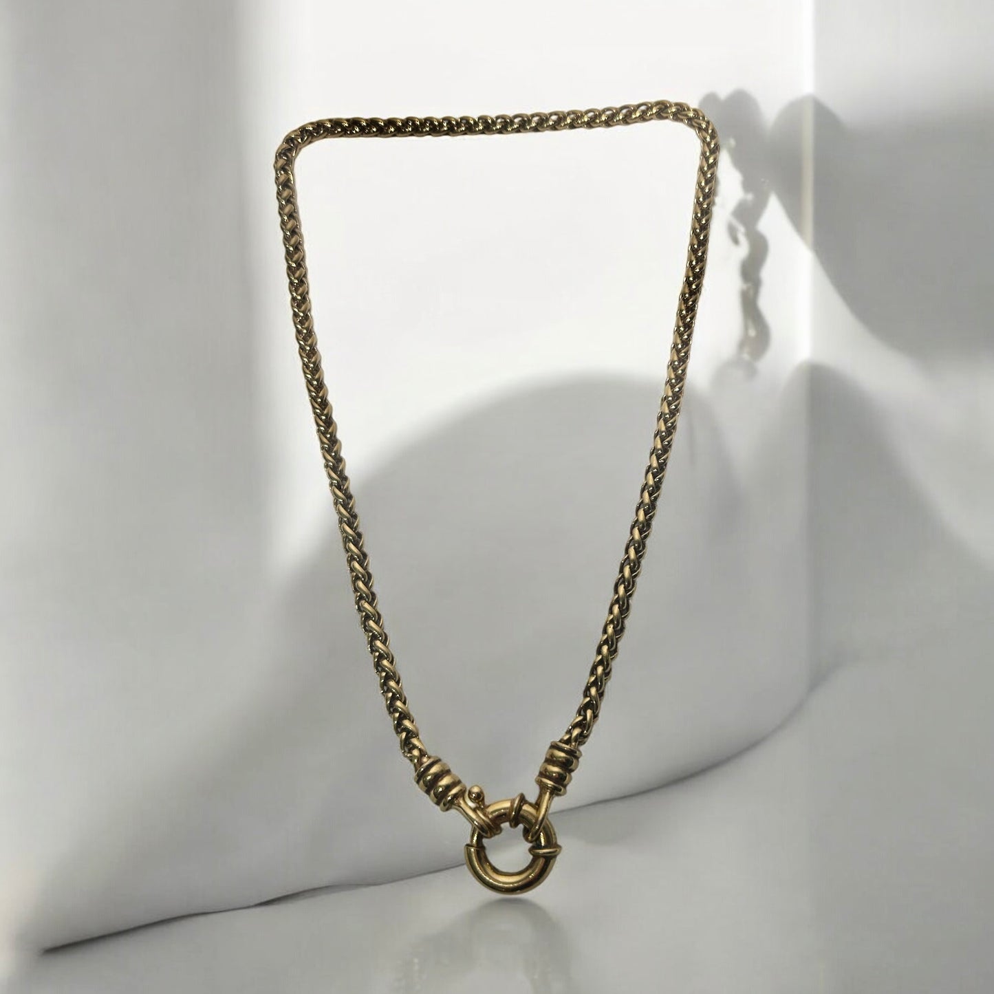 Vintage 14K Gold Plated Chain Necklace