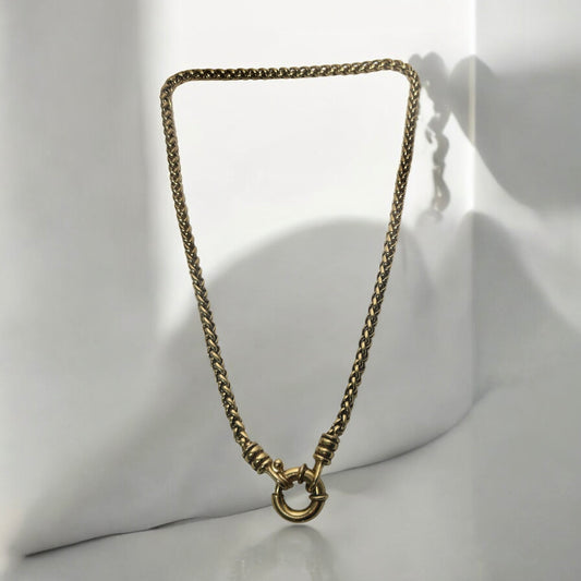 Vintage 14K Gold Plated Chain Necklace