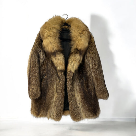 Vintage Collar Fur Coat