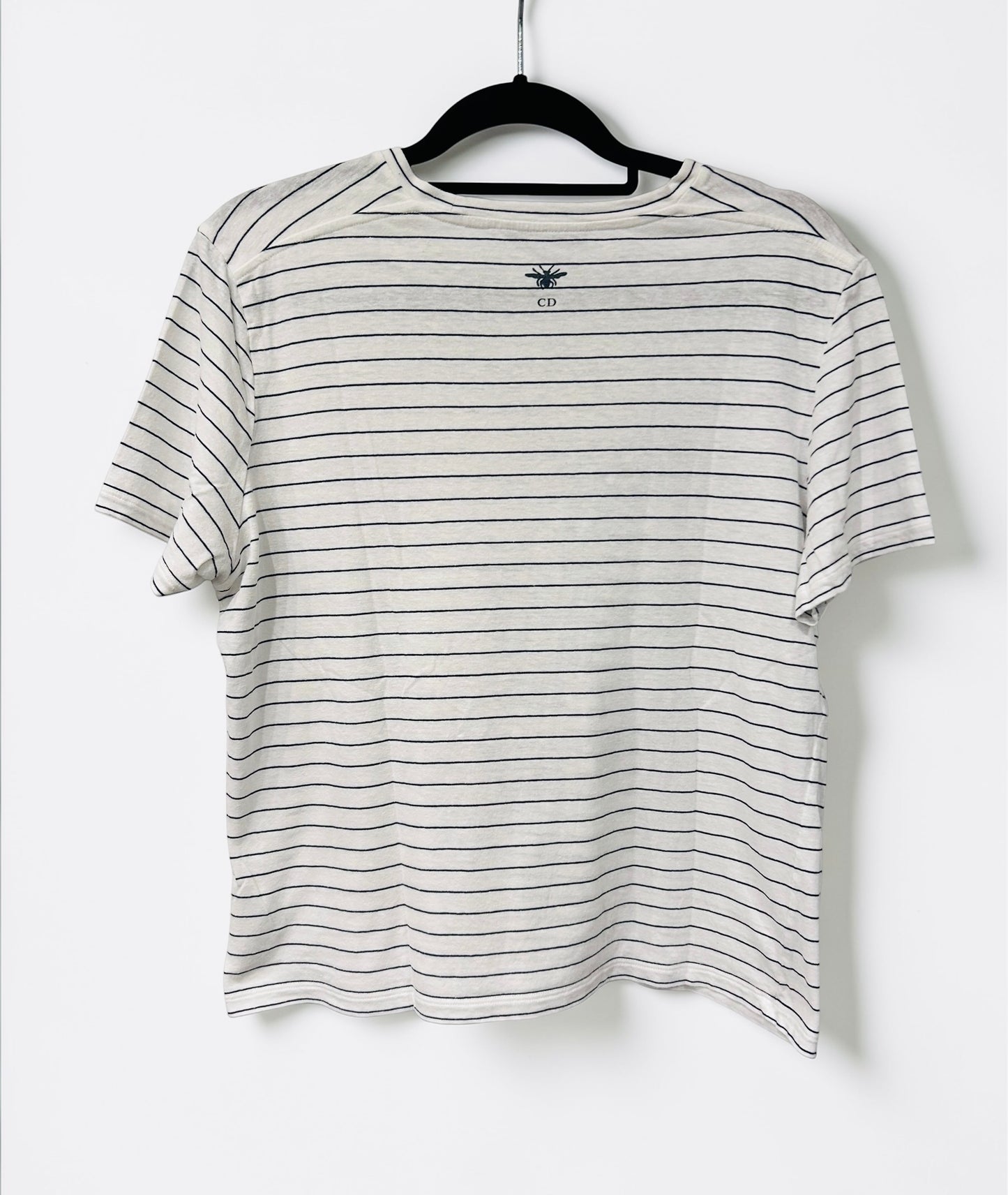 Vintage Christian Dior Anchor Print Striped T-Shirt |2000s