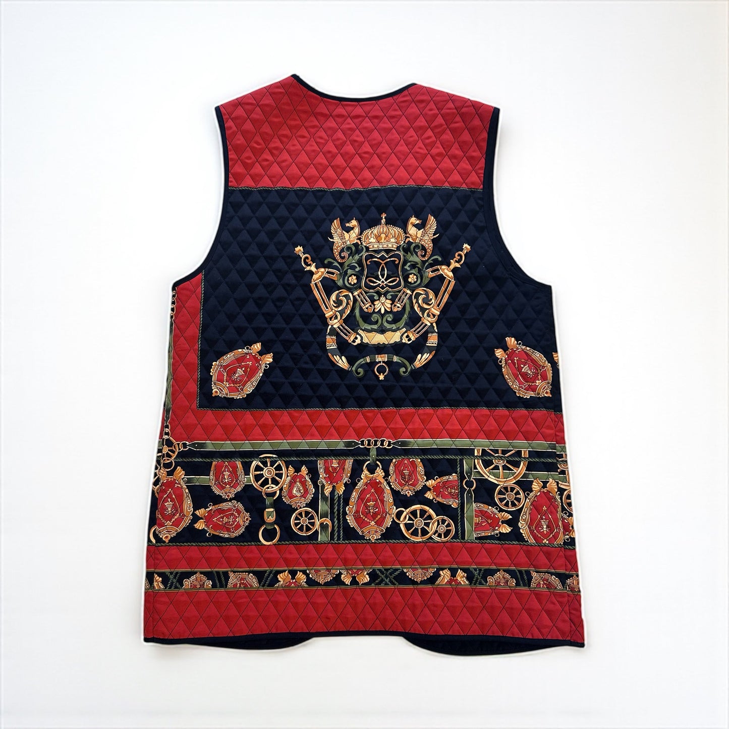 Vintage Quilted Baroque Vest