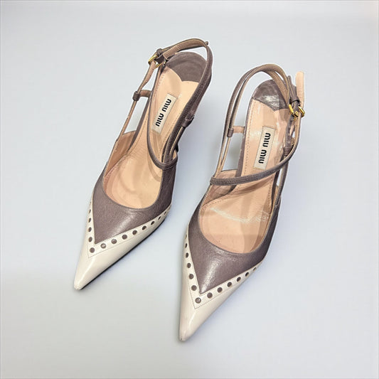 Miu Miu Spring/Summer 2013 Two-Tone Pointed Toe Heels