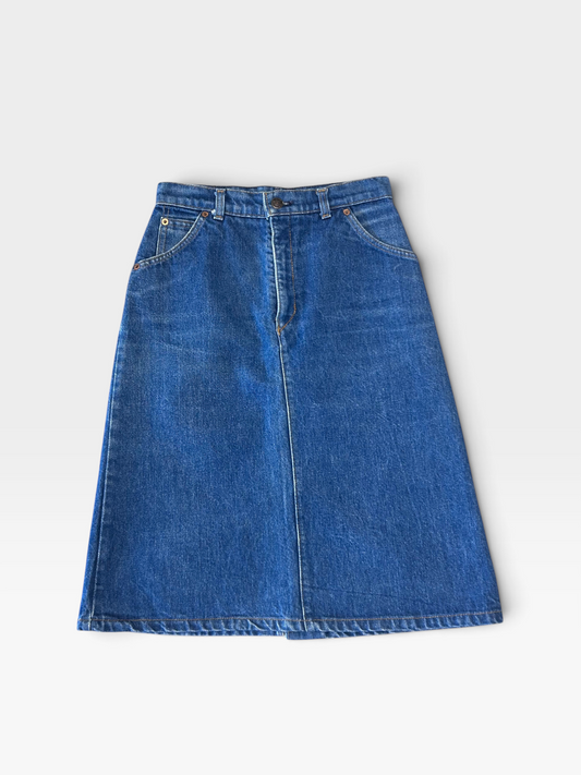 Vintage Levi’s Denim Midi Skirt | Early 1990s