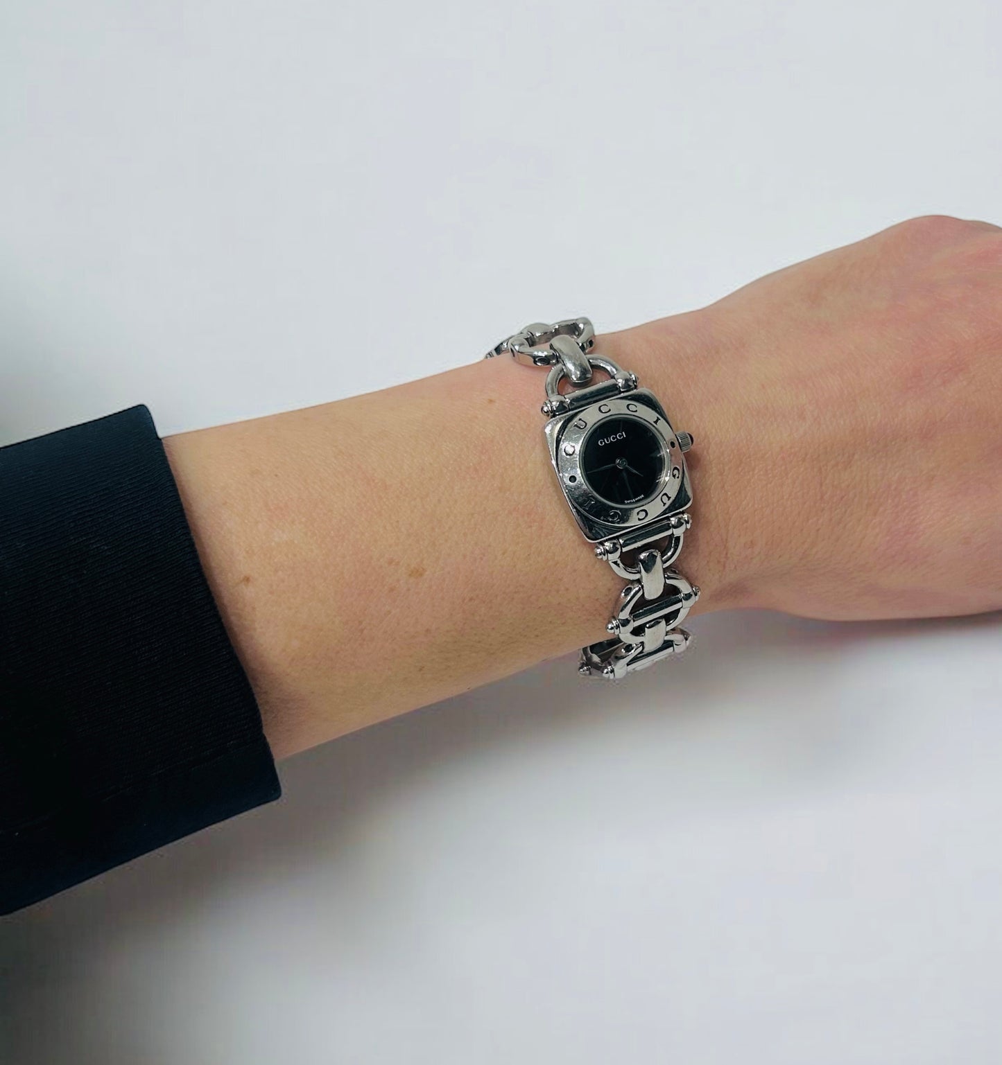 Gucci Stainless Steel Chain Bracelet Watch | 1990s