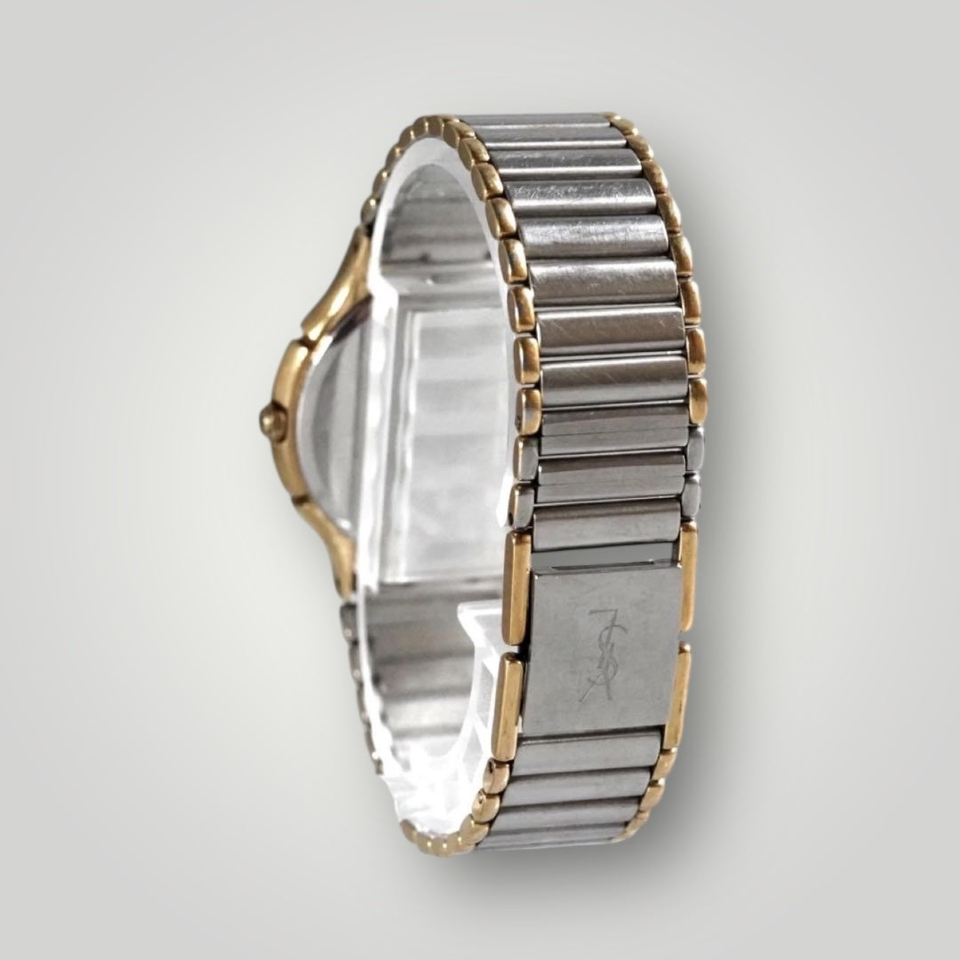 Vintage Yves Saint Laurent Two-Tone Watch
