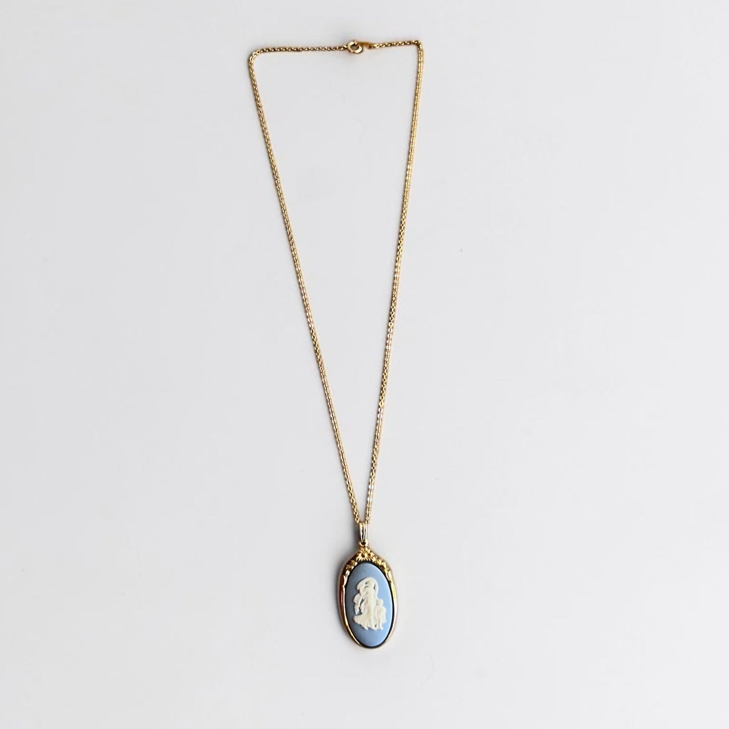 Vintage Wedgwood Jasperware Cameo Necklace| 1980s