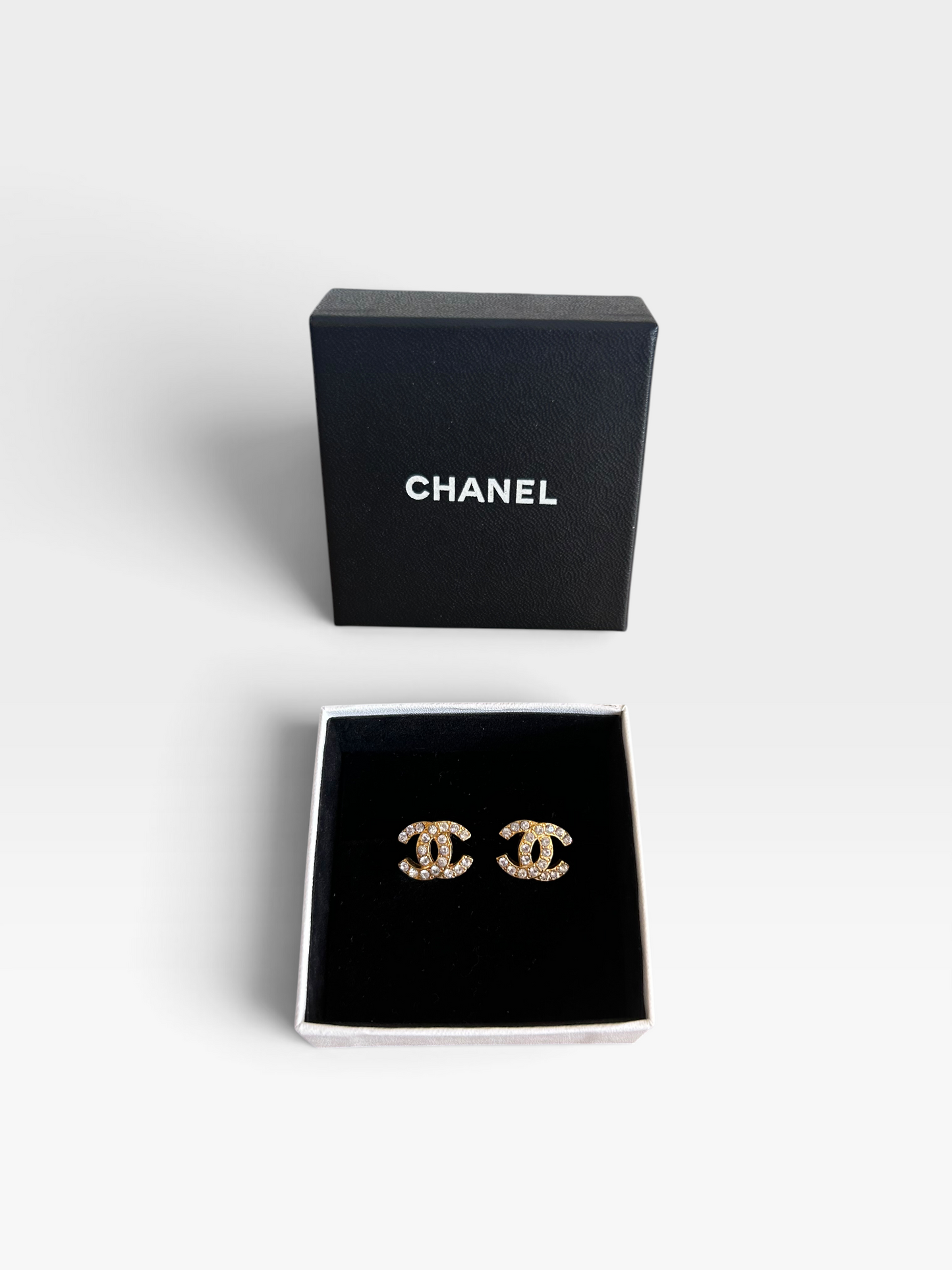 Vintage Chanel Crystal Clip-On Earrings| Spring 1993