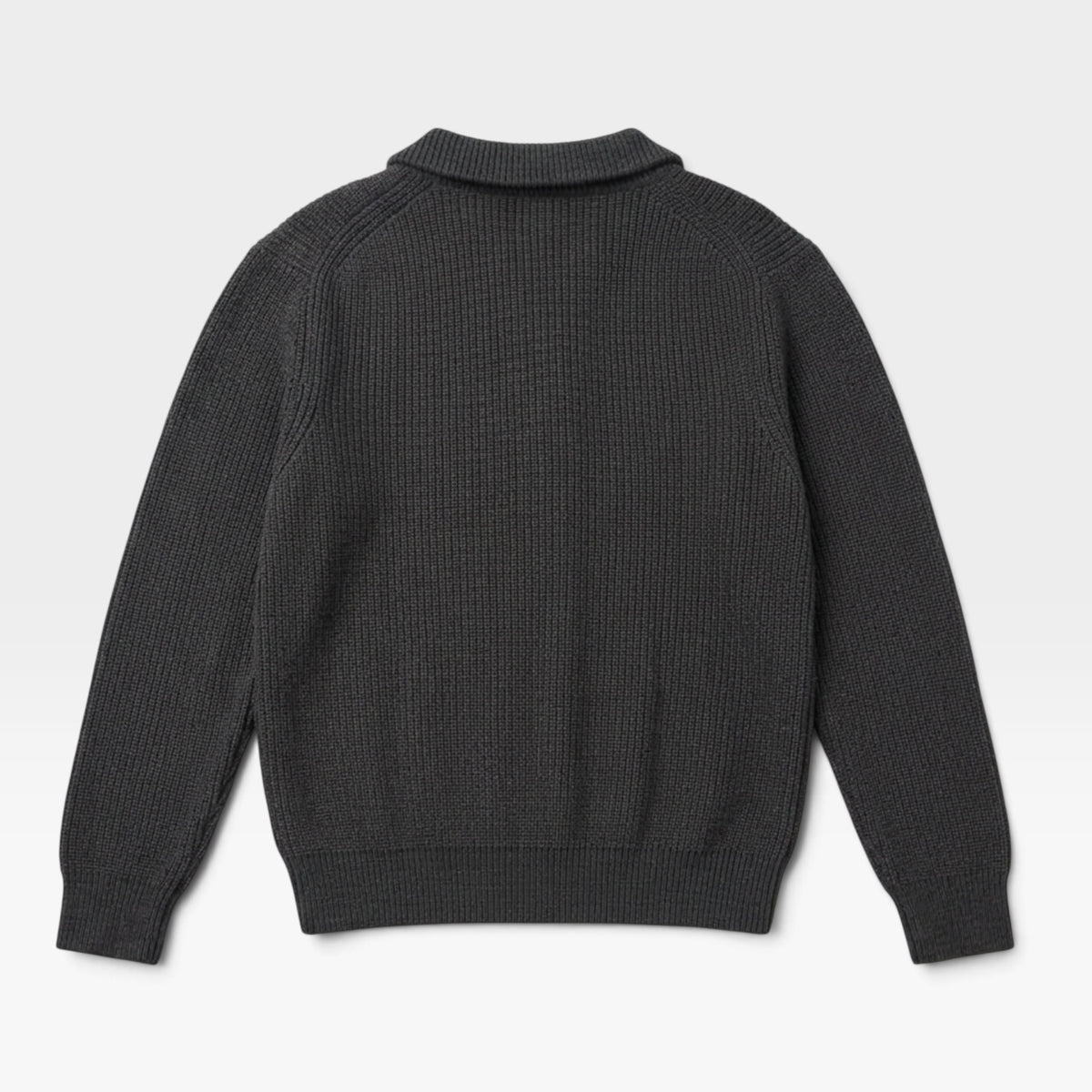 Velvet by Graham & Spencer Grey Half-Zip Knit Sweater |
