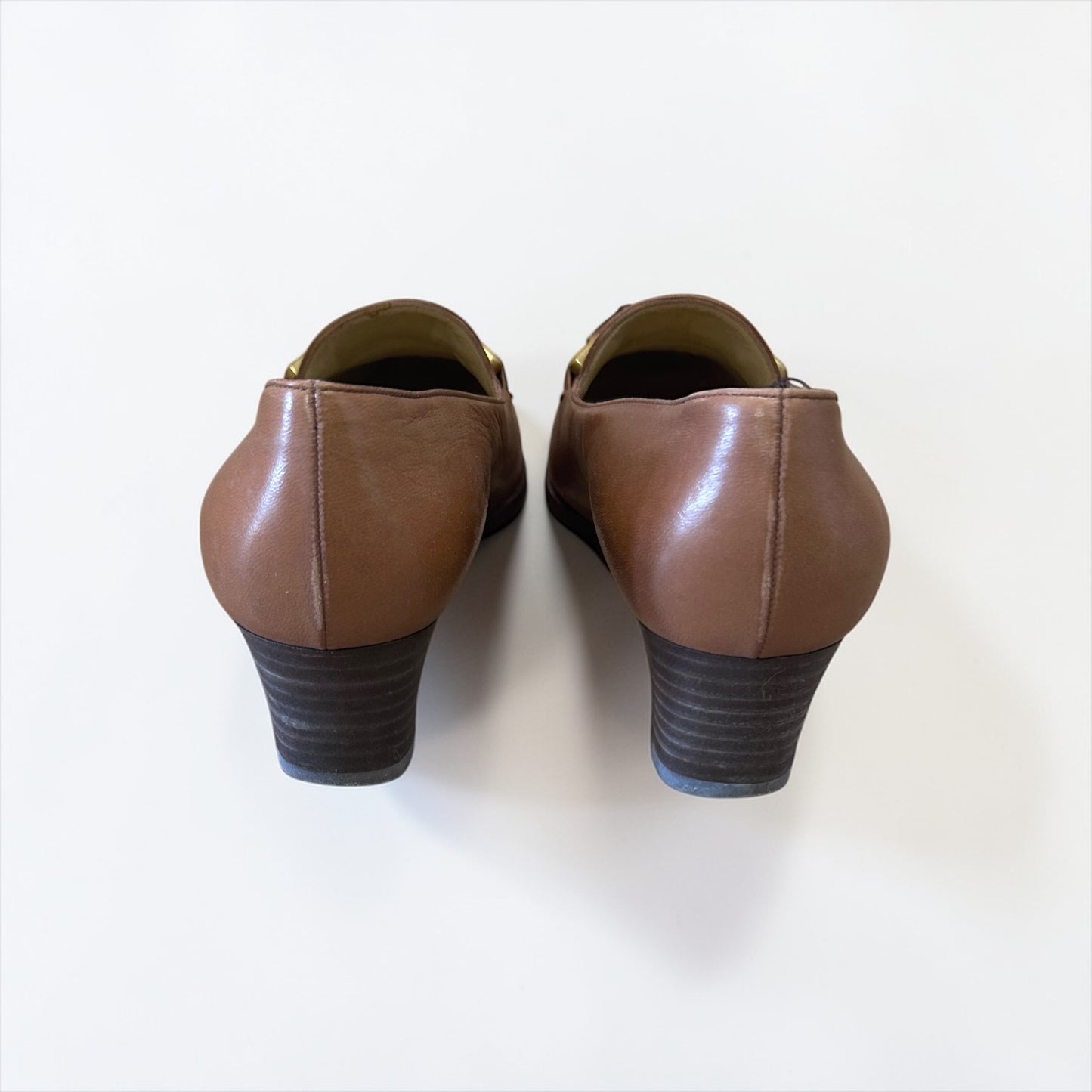 Vintage Gucci Bamboo Loafer Heels | Late 90s - Early 2000s