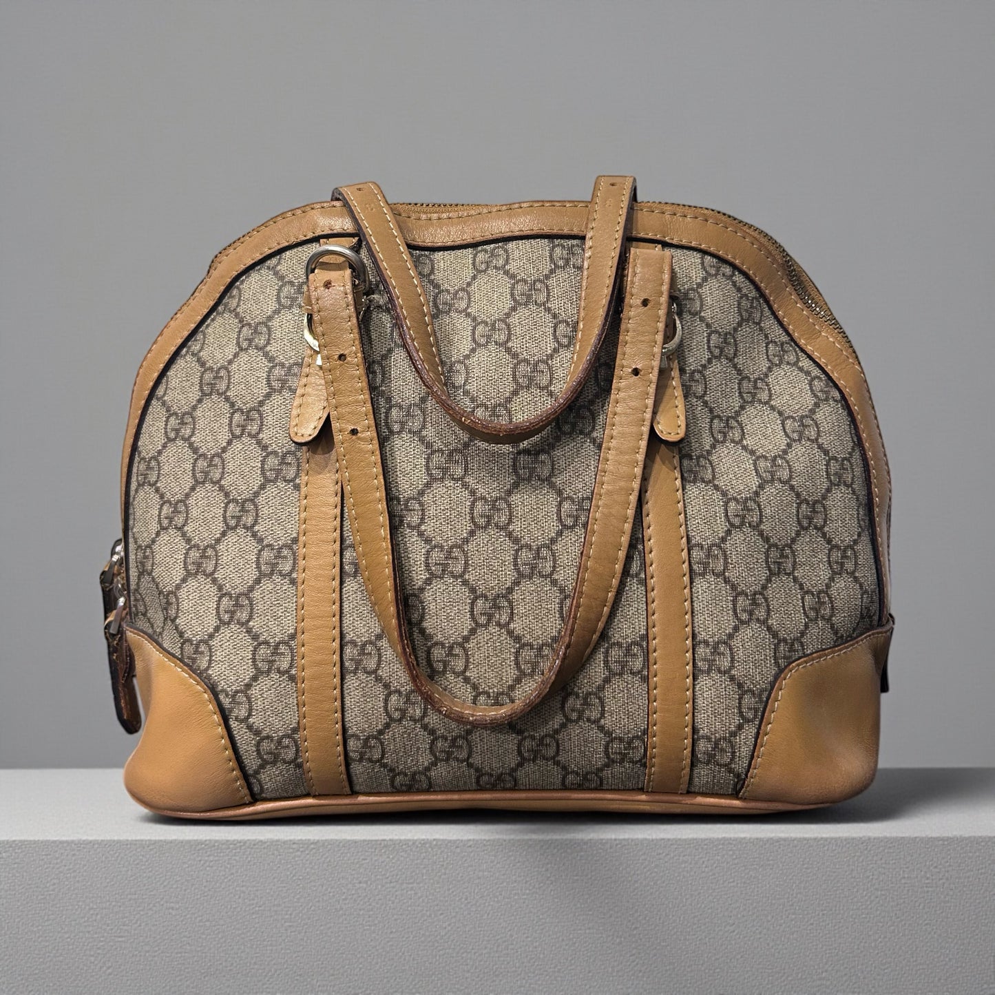 Vintage Gucci Canvas Dome Bag