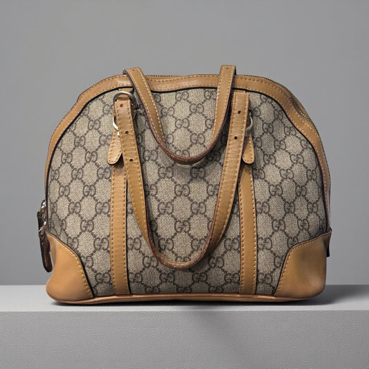 Vintage Gucci Canvas Dome Bag