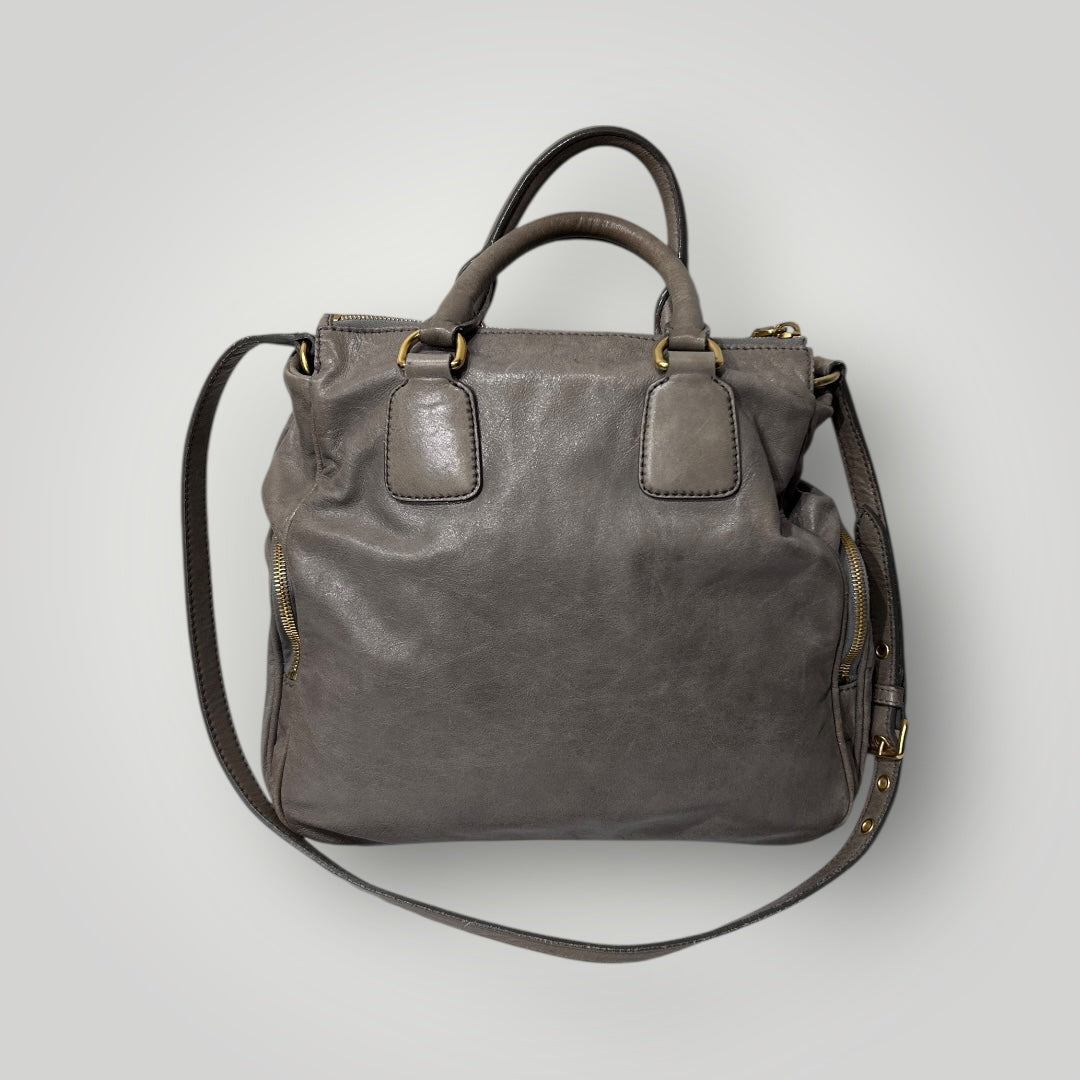 Vintage Miu Miu Leather Top Handle Bag