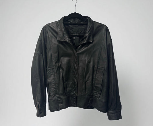 Vintage Reem Leather Bomber Jacket