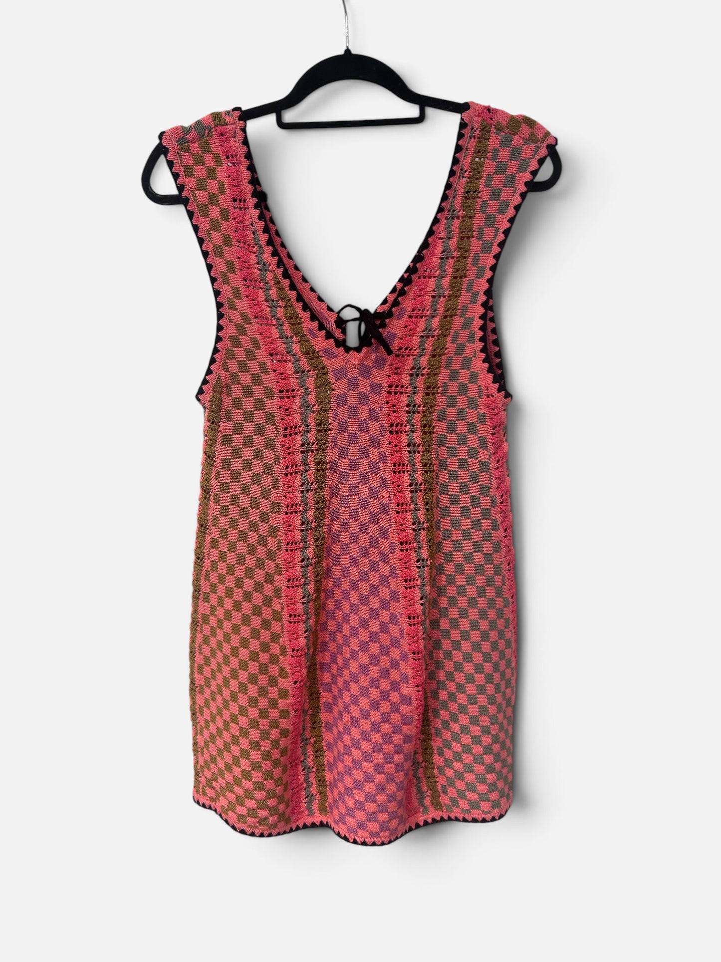 Free People Crochet Knit Boho Tunic Top
