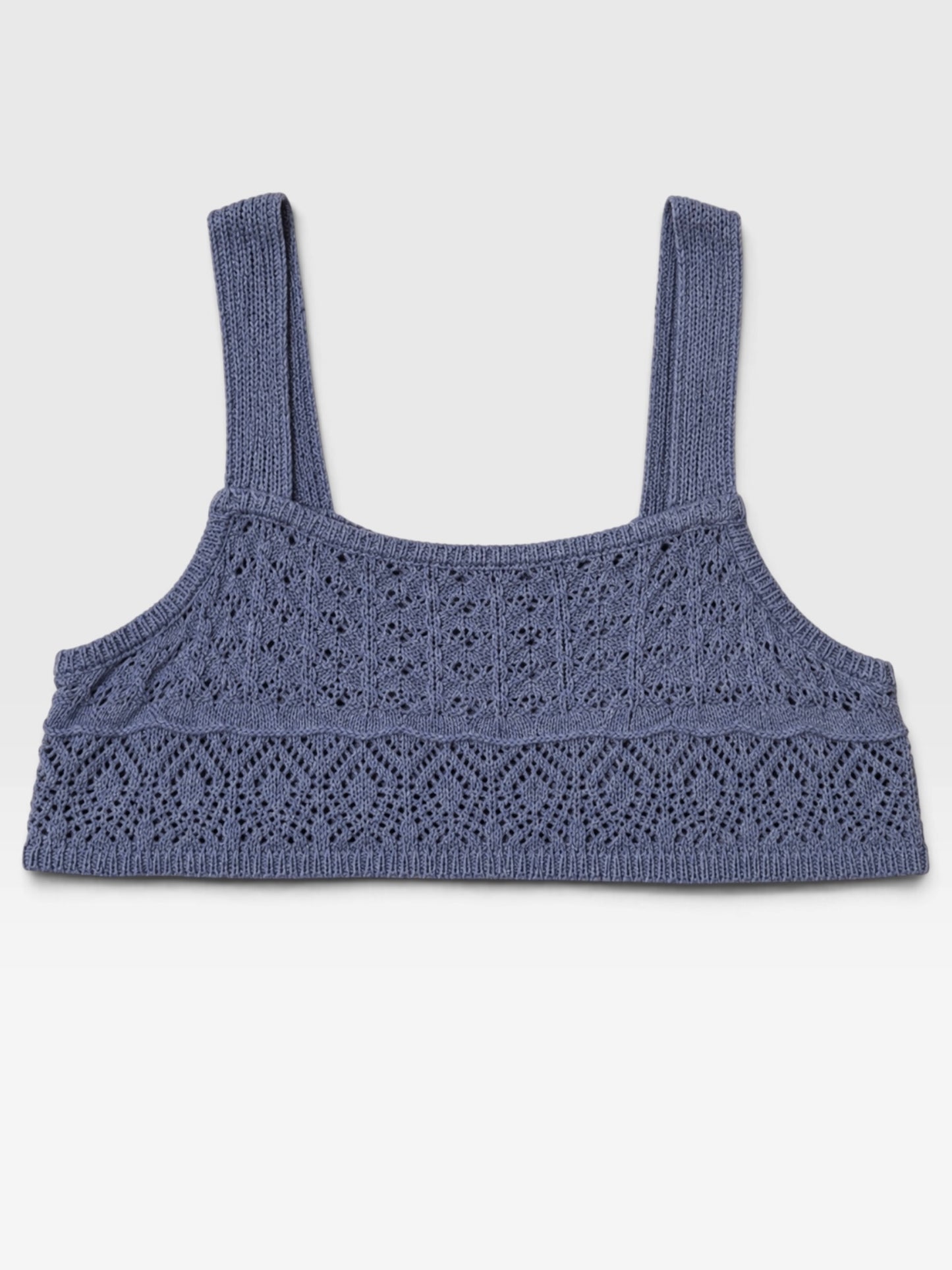 Samansa Mos2 Crochet Knit Crop Top
