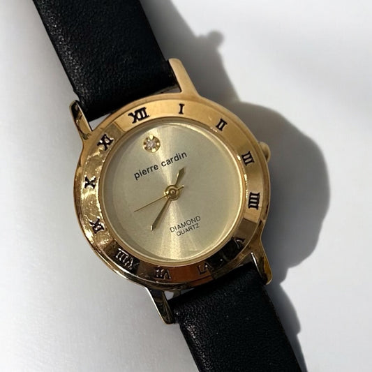 Vintage Pierre Cardin Diamond Quartz watch