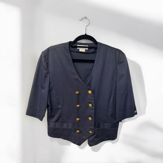 Vintage Navy short blazer