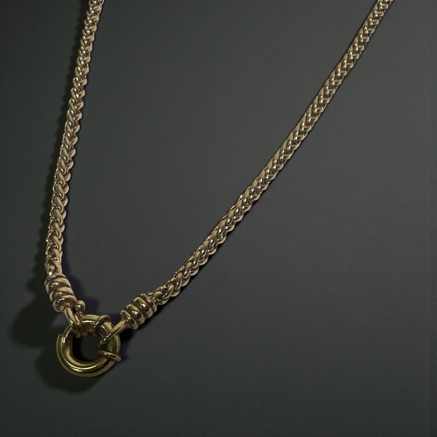 Vintage 14K Gold Plated Chain Necklace